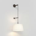 Tapered Round 400 Pleated Pendant (4005645) in Bronze - Product Thumbnail 1
