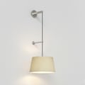 Tapered Round 400 Pleated Pendant (4005549) in Matt Nickel - Product Thumbnail 1