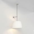 Tapered Round 400 Pleated Pendant (4005126) in Matt Nickel - Product Thumbnail 1