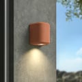 Brixham Wall Single (1513007) in Terracotta Concrete - Insitu Thumbnail 1