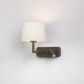 Side by Side (1406033) in Bronze with Tapered Drum 177 (5013001) in White Fabric - Thumbnail