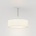 Cambria Pendant (1421012) en Blanc Mat avec Cambria 600 Shade (5038002) en Tissu Blanc - Thumbnail