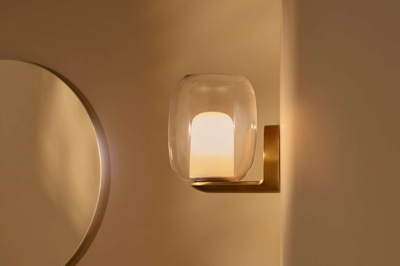 Astro's Aquina Wall in Matt Brushed Brass