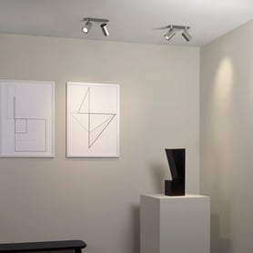 Ascoli Twin Recessed (1286100) in Matt Black - Insitu