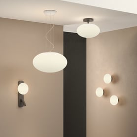 Zeppo Pendant 400 (1176003) in Matt White - Insitu