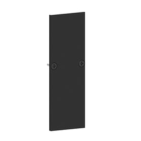 48V Double Track End Cap (6038027) in Mattschwarz