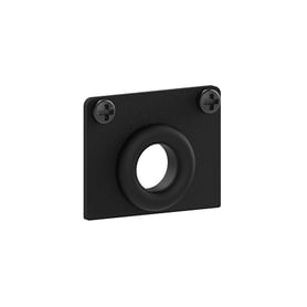 48V Single Track Cable Entry End Cap (6038023) in Matowy Czarny