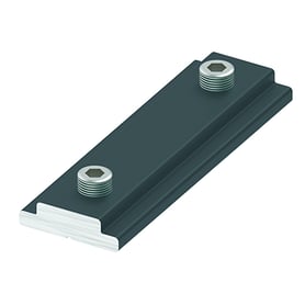 48V Double Track Straight Bracket (6038031) in Matowy Czarny