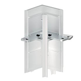 48V Double Track Corner Joint (6038020) in White