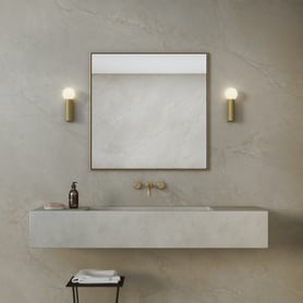 Ortona Single (1459012) in Messing Matt Gebürstet - Insitu