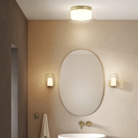 Aquina Ceiling 360 (1450016) in Matt Brushed Brass - Insitu