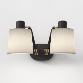 Edward Twin with Putty Fabric Shades