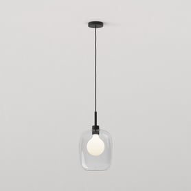 Curve 285 Pendant (4005649) in Matt Black