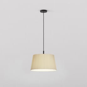 Tapered Round 400 Pleated Pendant (4005179) in Bronze