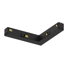 48V Track Corner Connector (6038015) in Negro Mate
