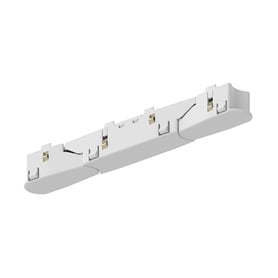 48V Track Articulated Connector (6038018) in Bianco Lucido