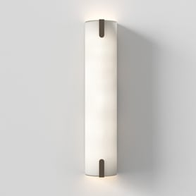 Elba White Fabric Shade 