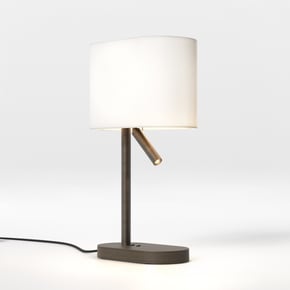 Venn Table Reader (1433037) in Bronzo with Stadium 220 (5043004) in Tessuto Bianco