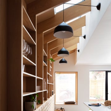 Almington Street residence, featuring Astro's Ginestra 300 pendants