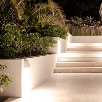 Friendship House, Bequia - featuring Mast Light in textured white