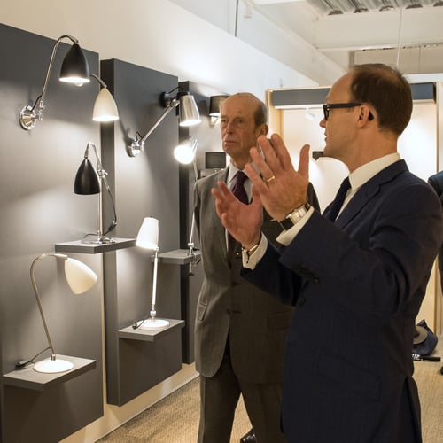 Duke of Kent and HM Lord-Lieutenant of Essex, with Astro Co-Founder James Bassant