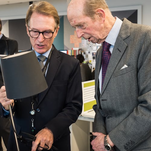 Duke of Kent and HM Lord-Lieutenant of Essex, with Astro Co-Founder John Fearon