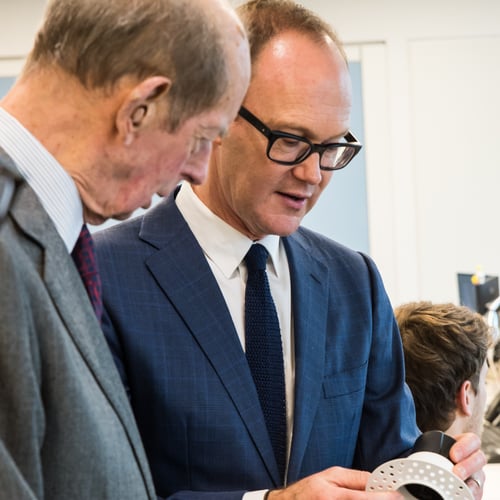 Duke of Kent and HM Lord-Lieutenant of Essex, with Astro Co-Founder James Bassant