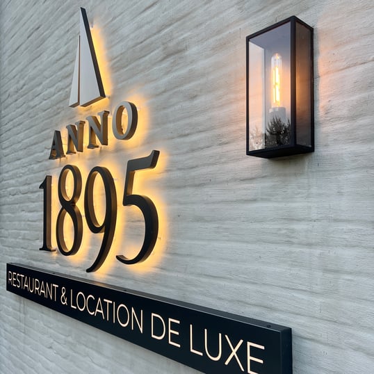 ANNO 1895, Busdorf - Exterior wall light