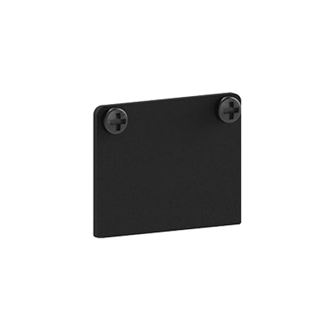 48V Single Track End Cap (6038021) in Matt Black - Product Image 1