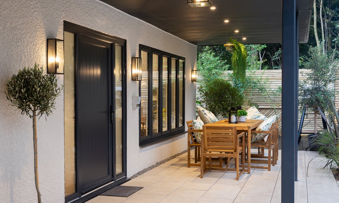 Butterfly Effect site in Harlow - Messina Outdoor Wall Light